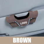 Load image into Gallery viewer, Car Multi-Functional High-Grade Leather Glasses Holder
