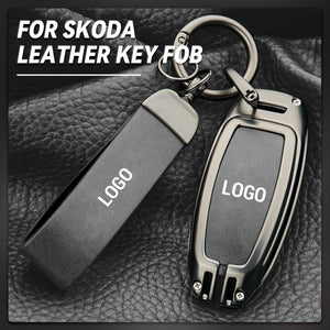 Suitable For Skoda Series-Genuine Leather Ley Cover