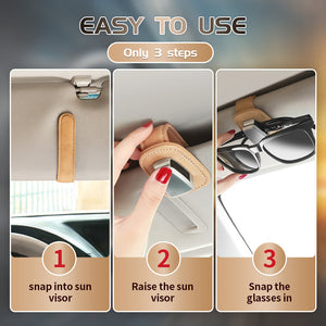 Universal Car Visor Sunglasses Holder Clip👓